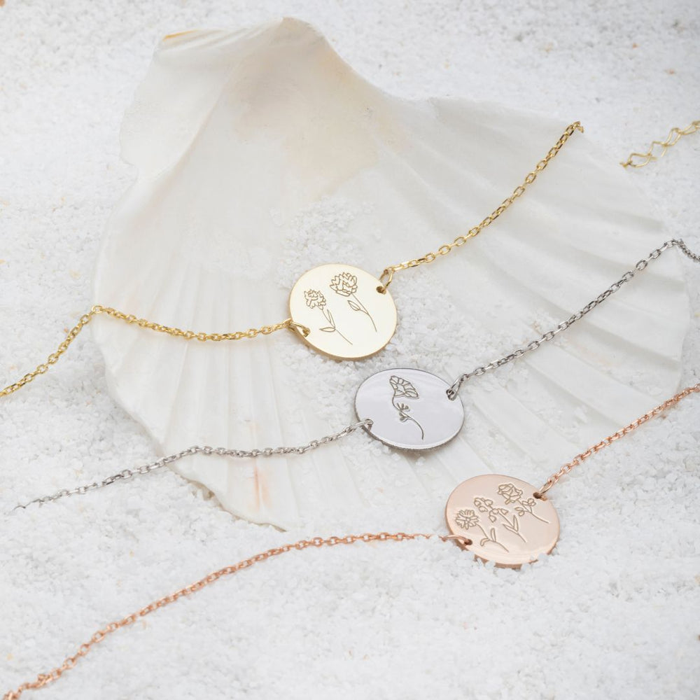 Personalized disk anklet