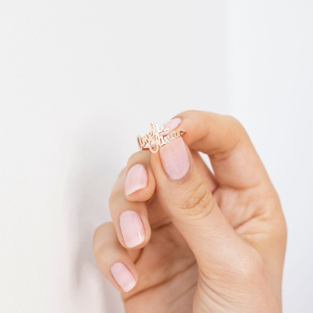 Personalized Multiple Name Ring