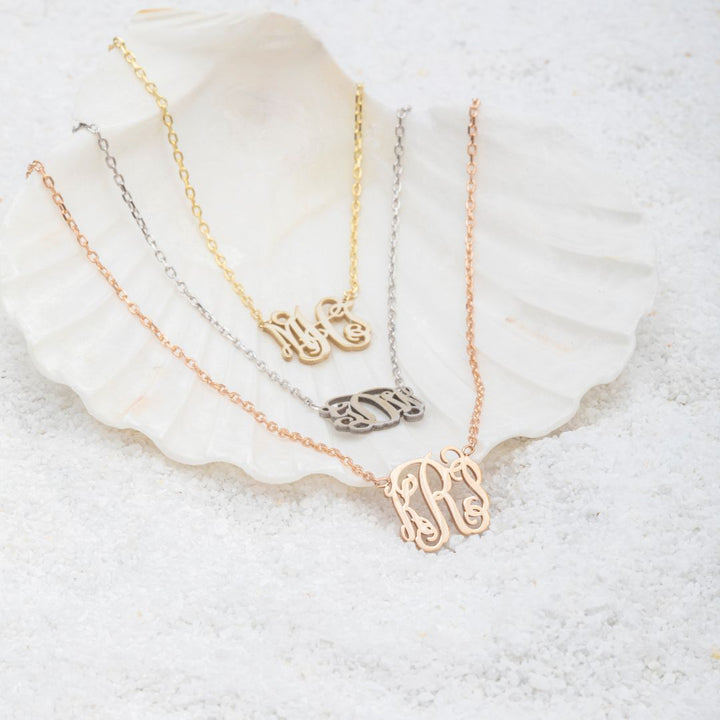 Monogram Letters Necklace