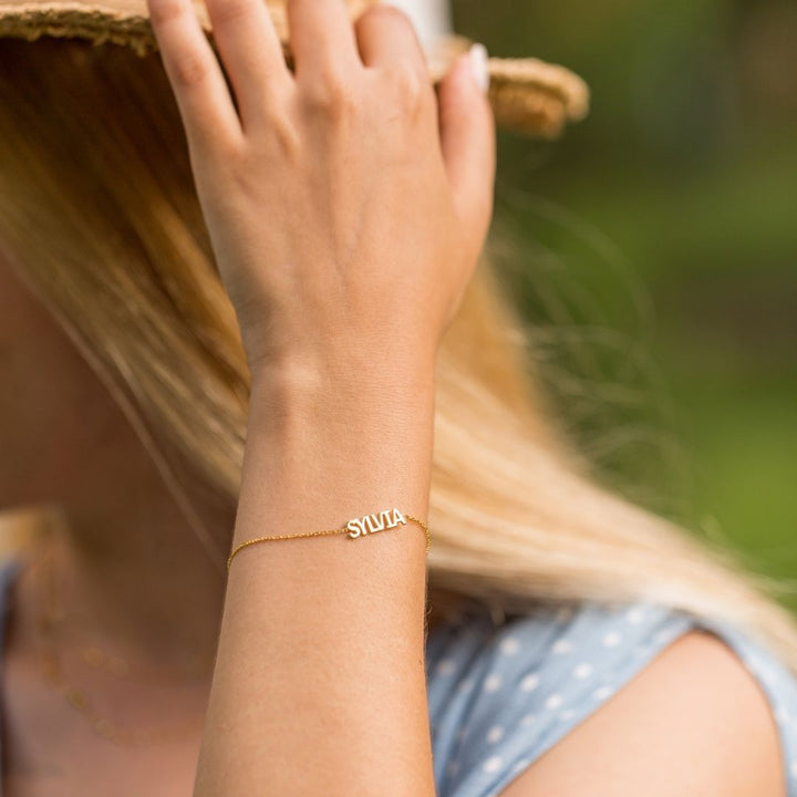 Block Name Bracelet