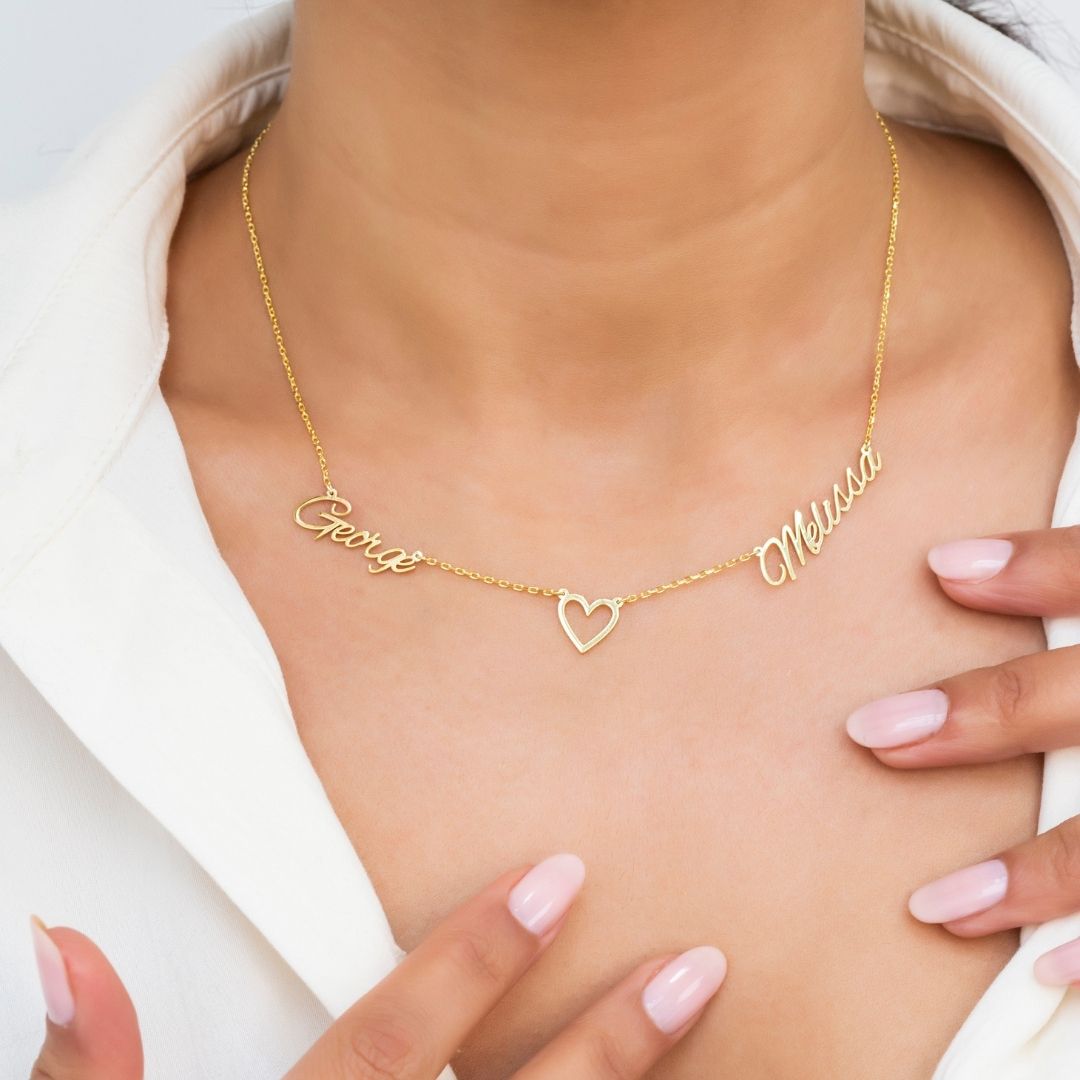 Couple Names Necklace