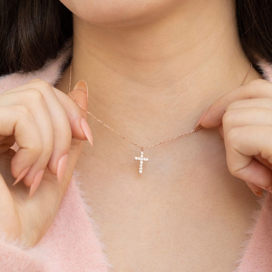 Diamond Cross Necklace