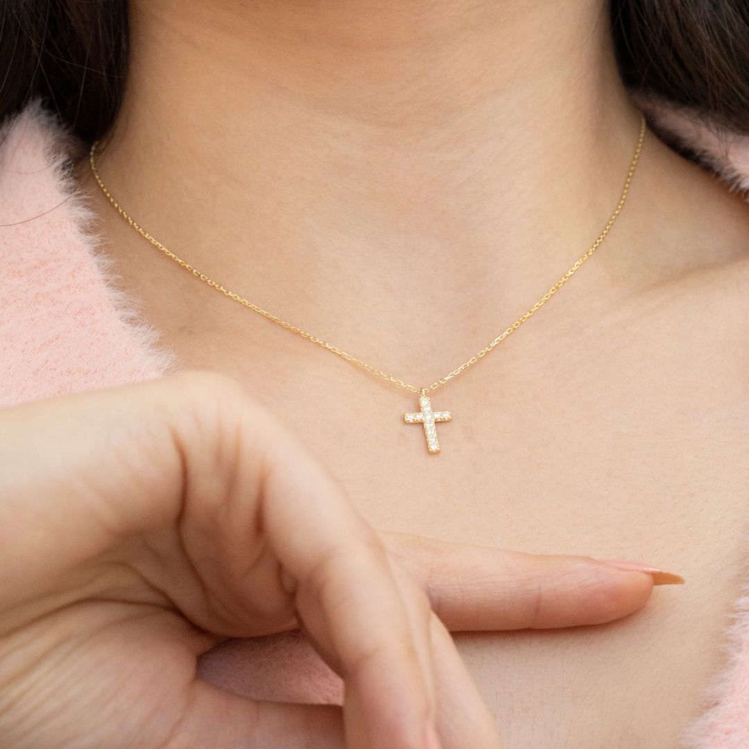 Diamond Cross Necklace